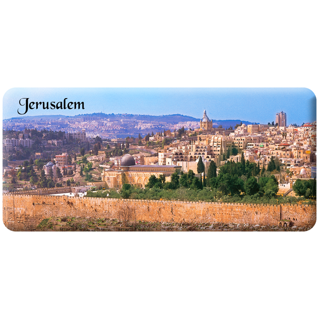 Jerusalem Hills Panorama Magnet